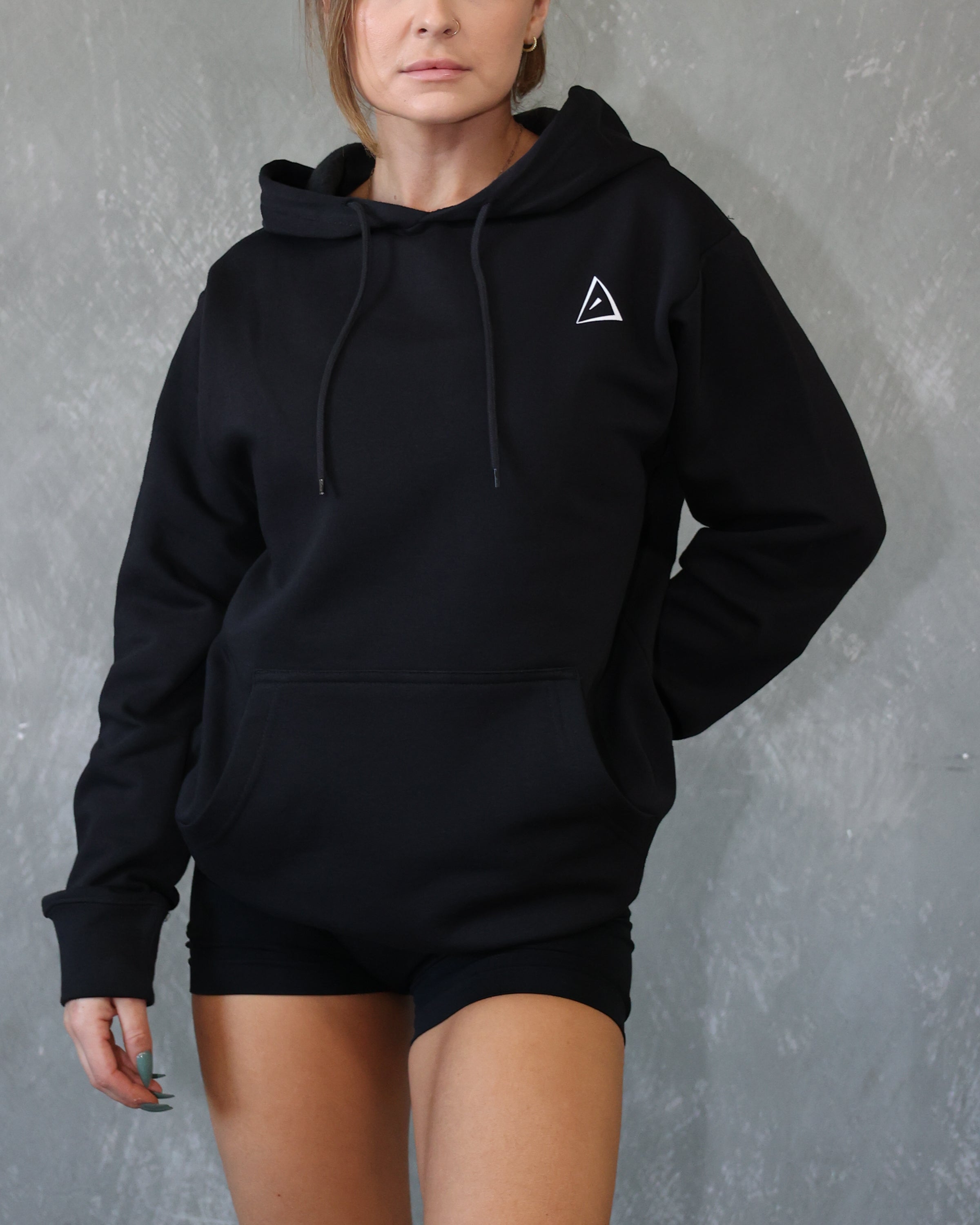 Black Lightweight Hoodie