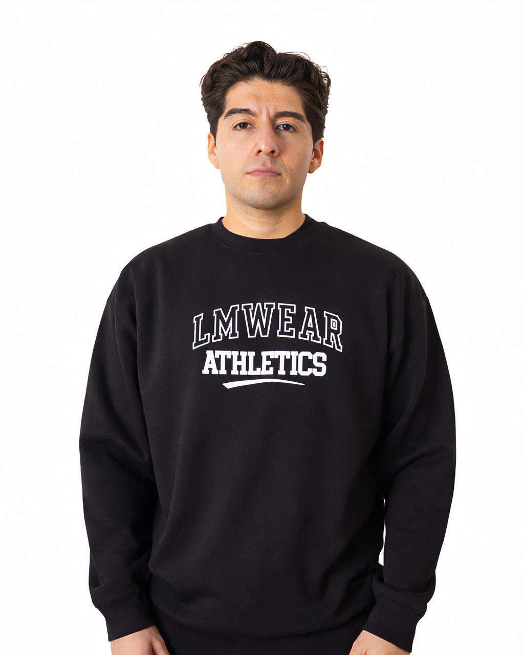 Black Athletics Crewneck Sweater
