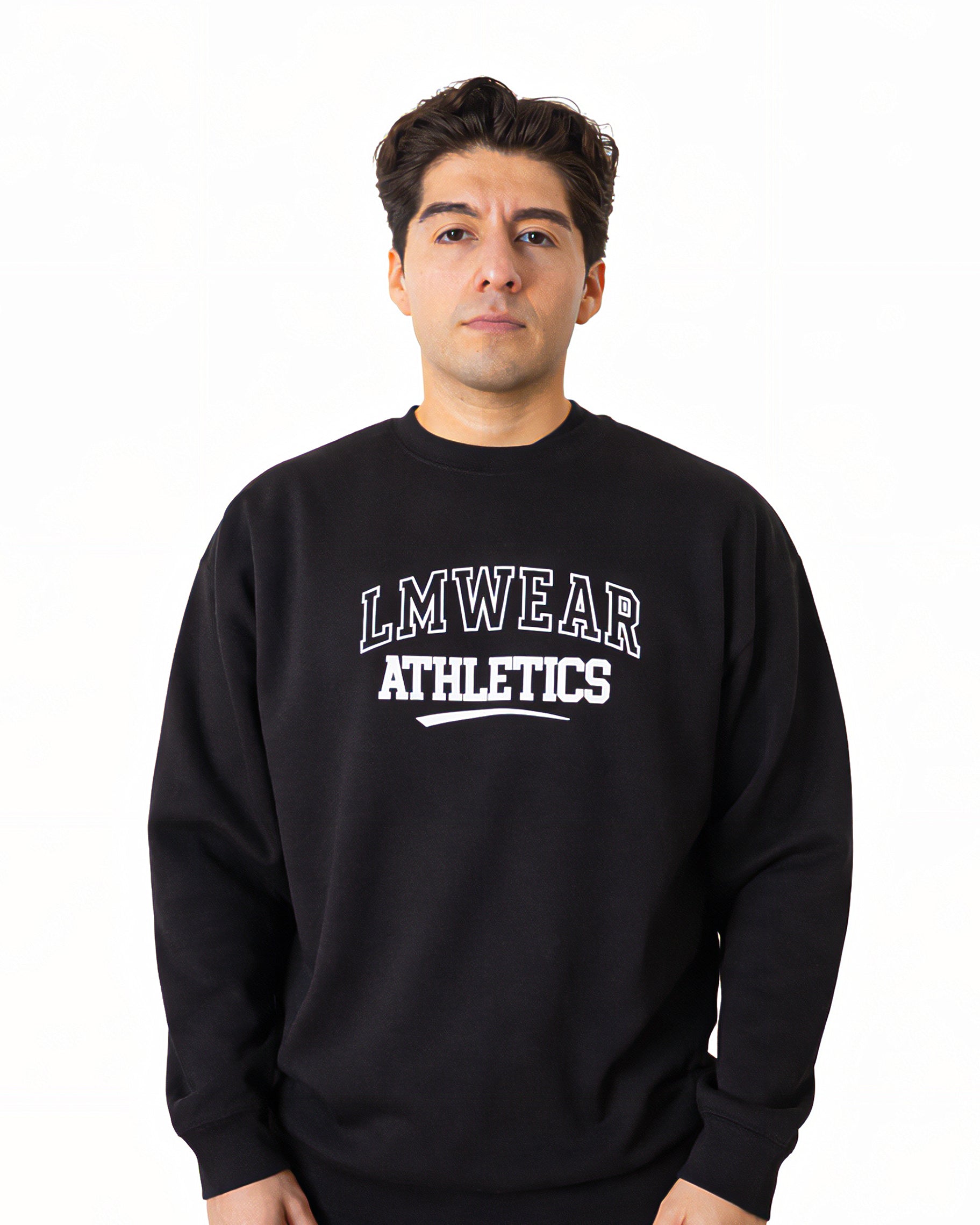 Black Athletics Crewneck Sweater