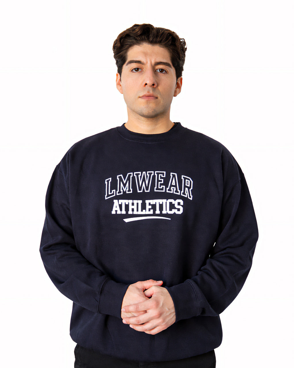Navy Blue Athletics Crewneck Sweater