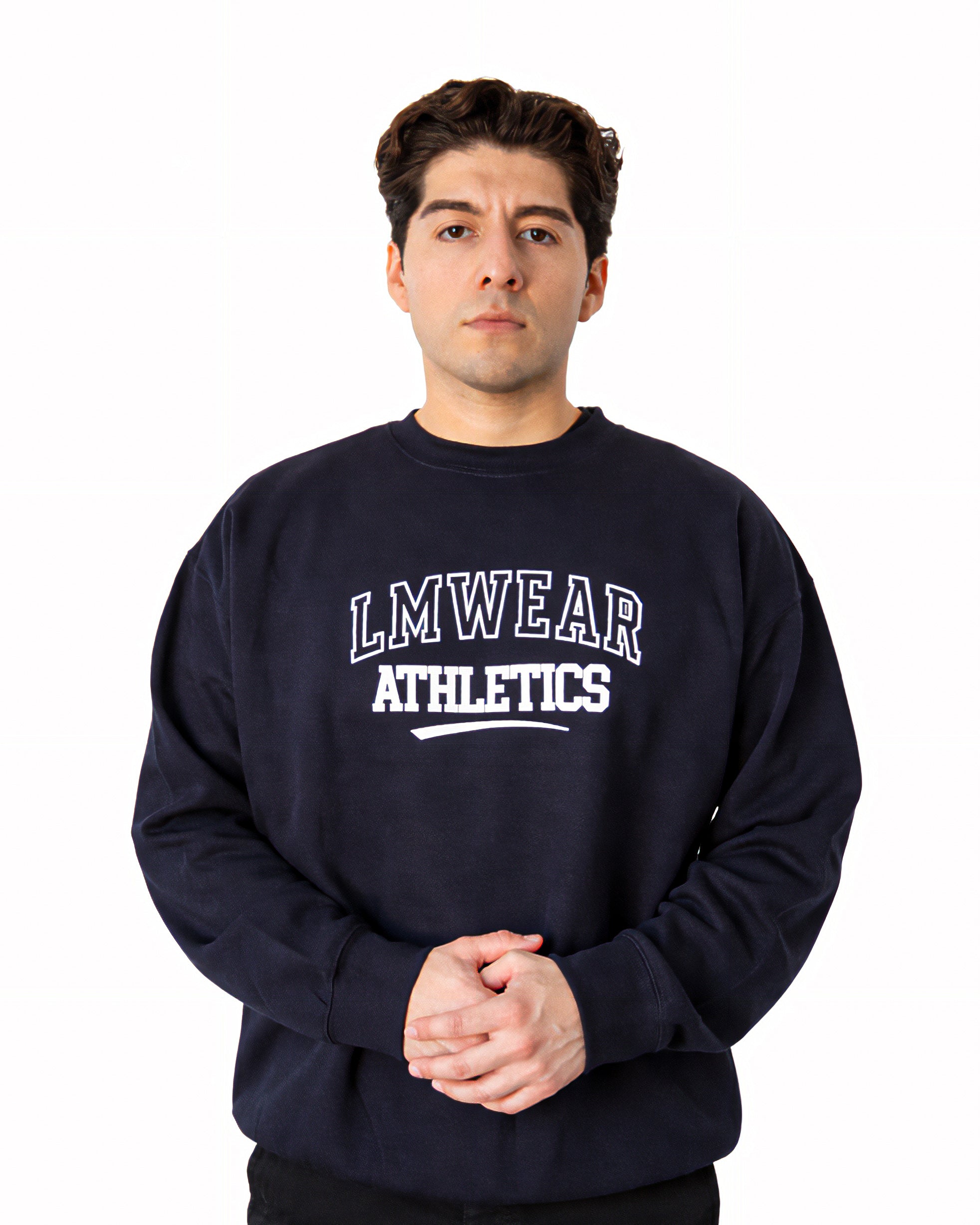 Navy Blue Athletics Crewneck Sweater